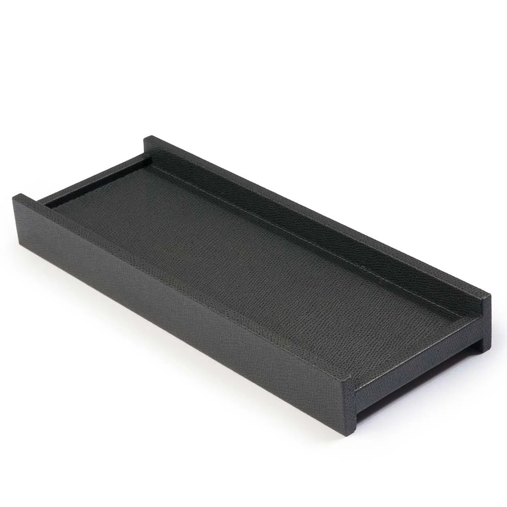 stiftablage_design_stephane_parmentier_leder_6 Stiftablage, Design Stéphane Parmentier, Leder, Dunkelgrau