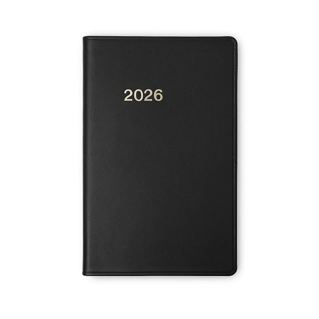 Ausgabe K Wochenkalender 2026 TeBeskin Kunstleder schwarz