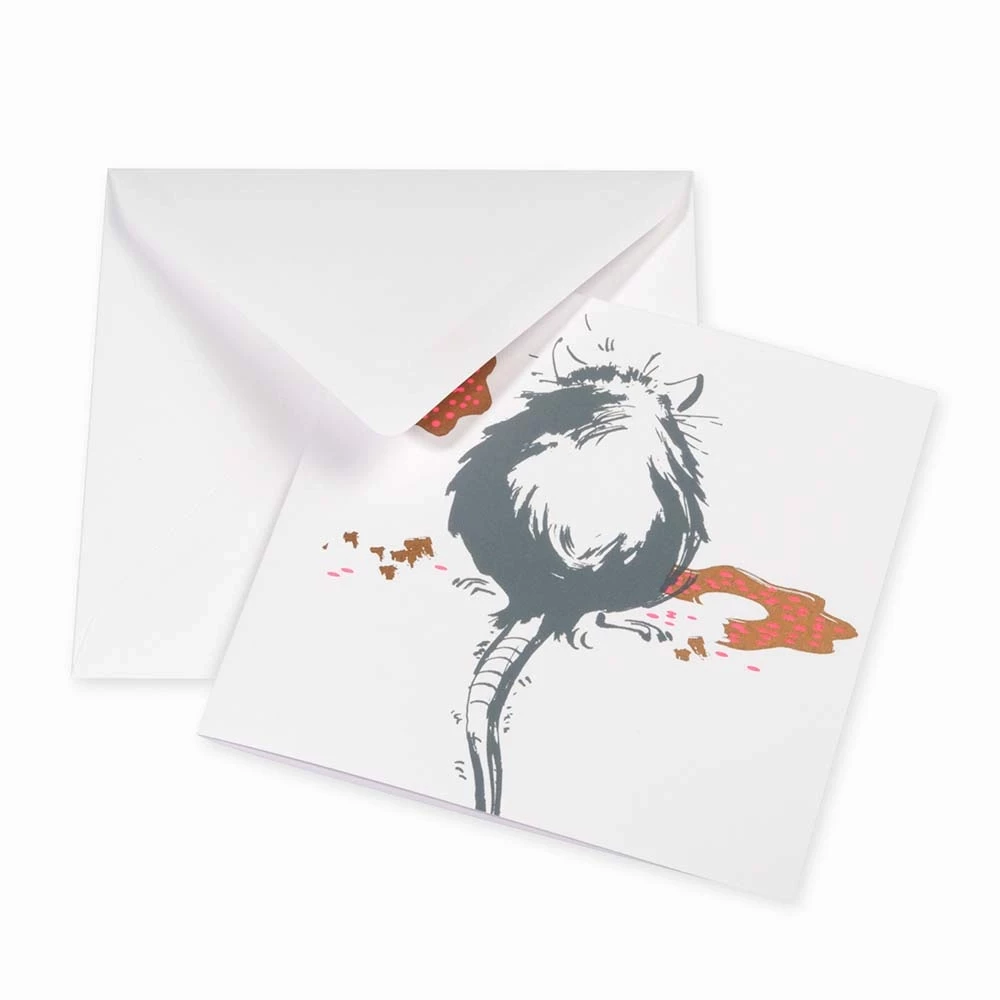 Weihnachtskarte Knusper Knusper Knäuschen