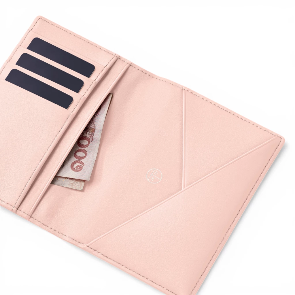 Treuleben Reisepasshülle Leder Rosa
