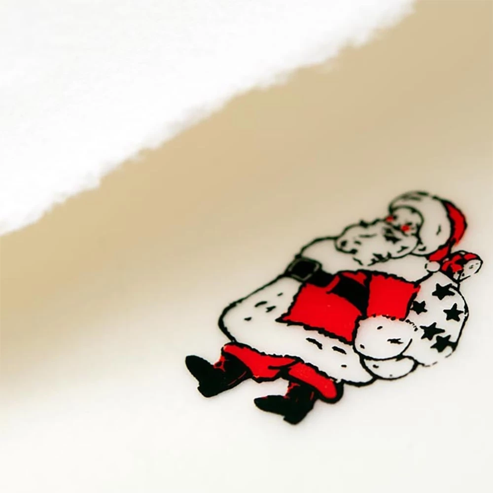 Weihnachtskarte Little Santa – Büttenpapier