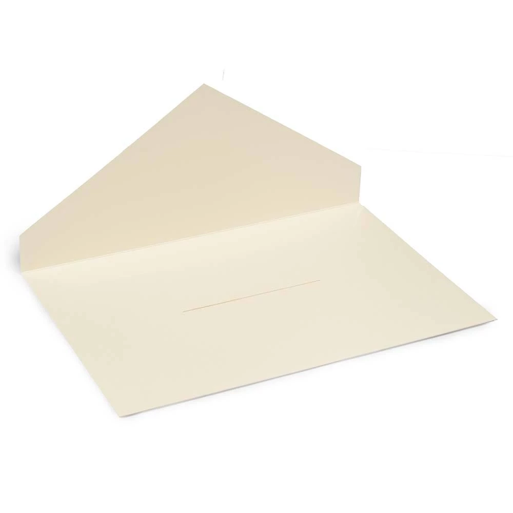 Umschlagmappe Karton Ivory