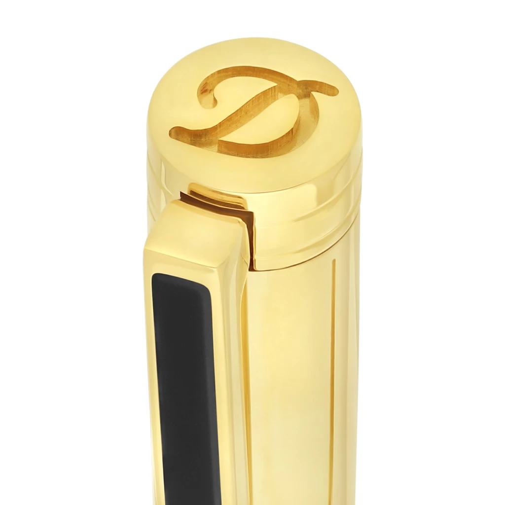S.T. Dupont Kugelschreiber Classique Schwarz/Gold