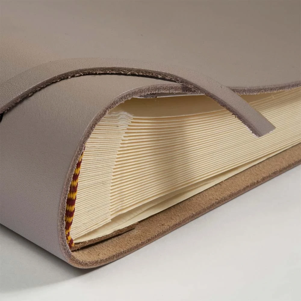 Fotoalbum 30 Blatt Leder Taupe