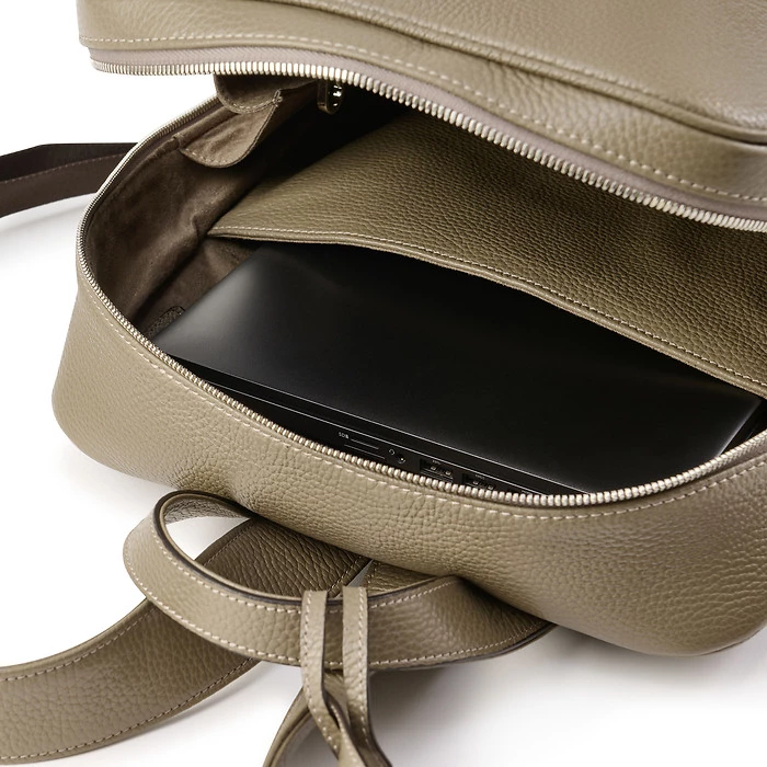 Rucksack Adri Leder Taupe