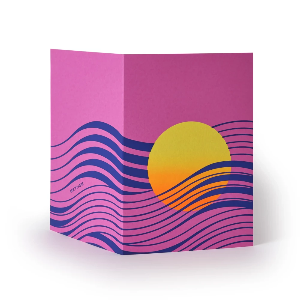 Grußkarte "Waves"