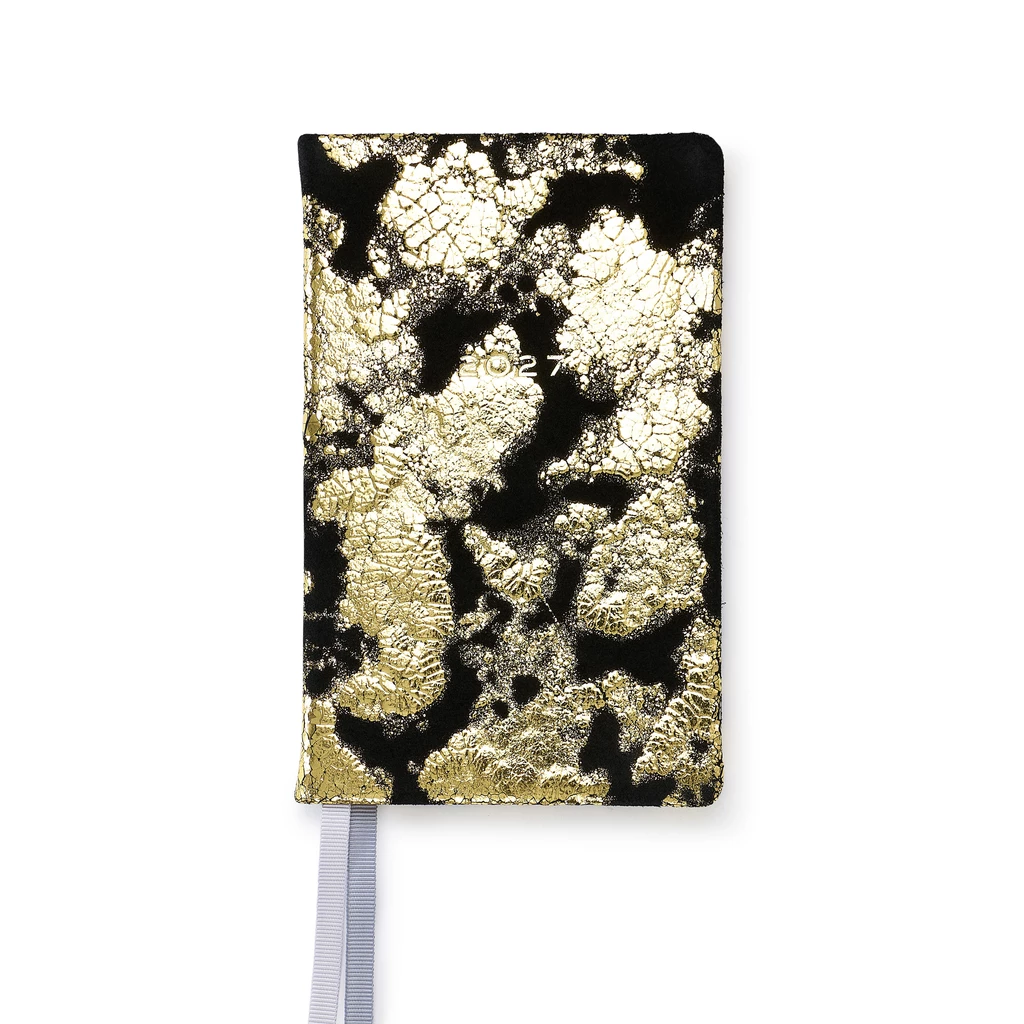 Wochenkalender 8-Days-a-Week 2027 1 Woche 2 Seiten Black Gold