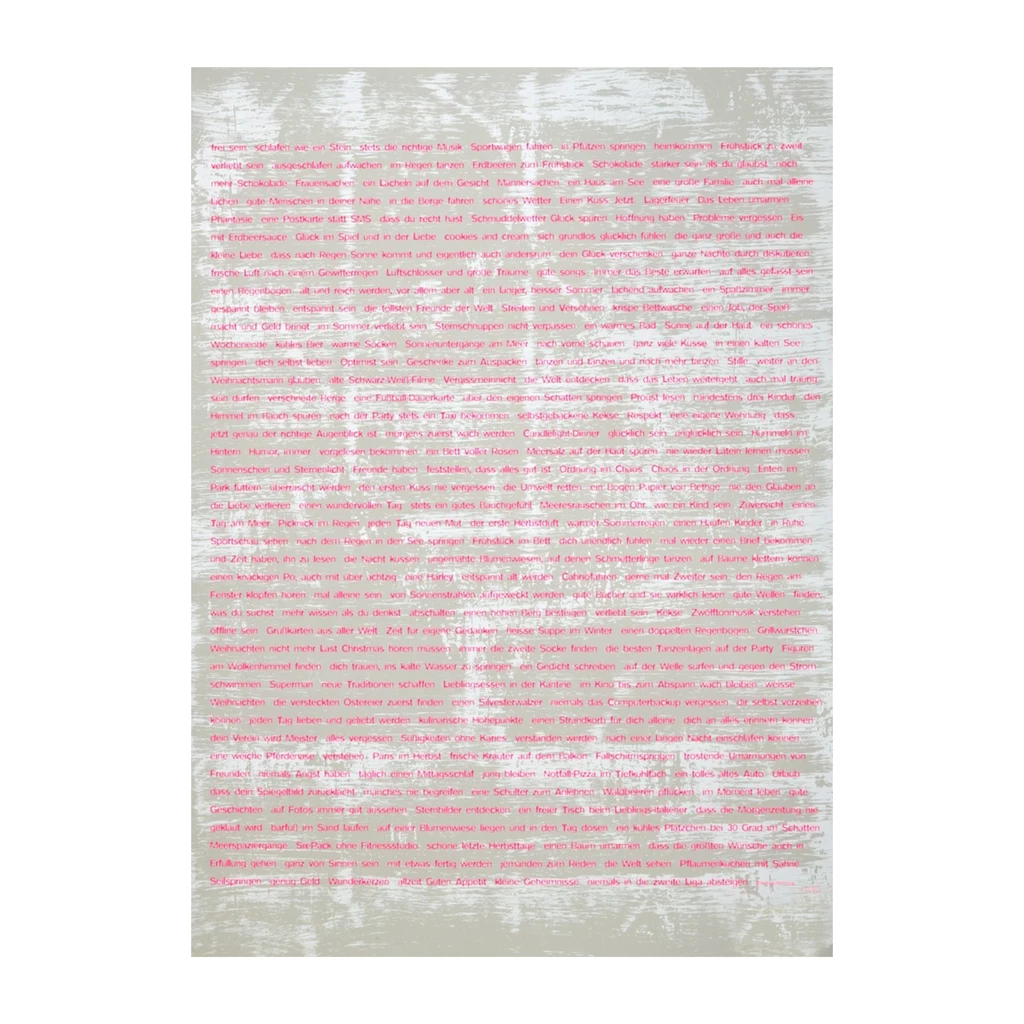 Geschenkpapier Wishes 3er-Set Neonpink