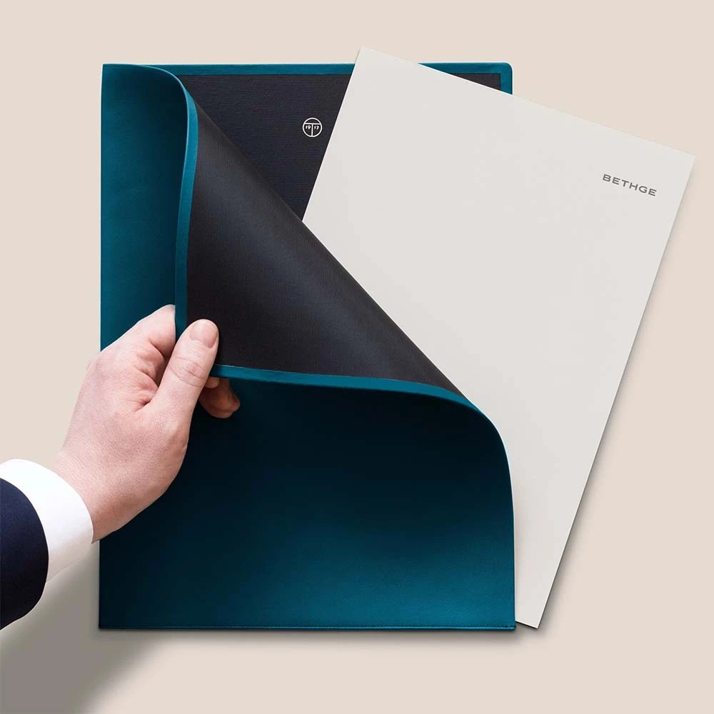 Treuleben Briefecke A4 Leder mint