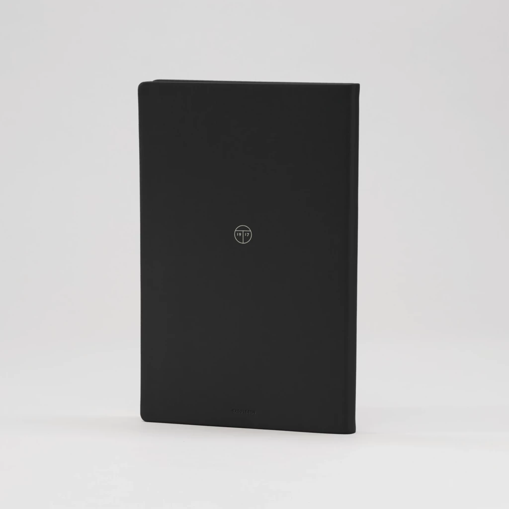 Notizbuch M blanko Schwarz
