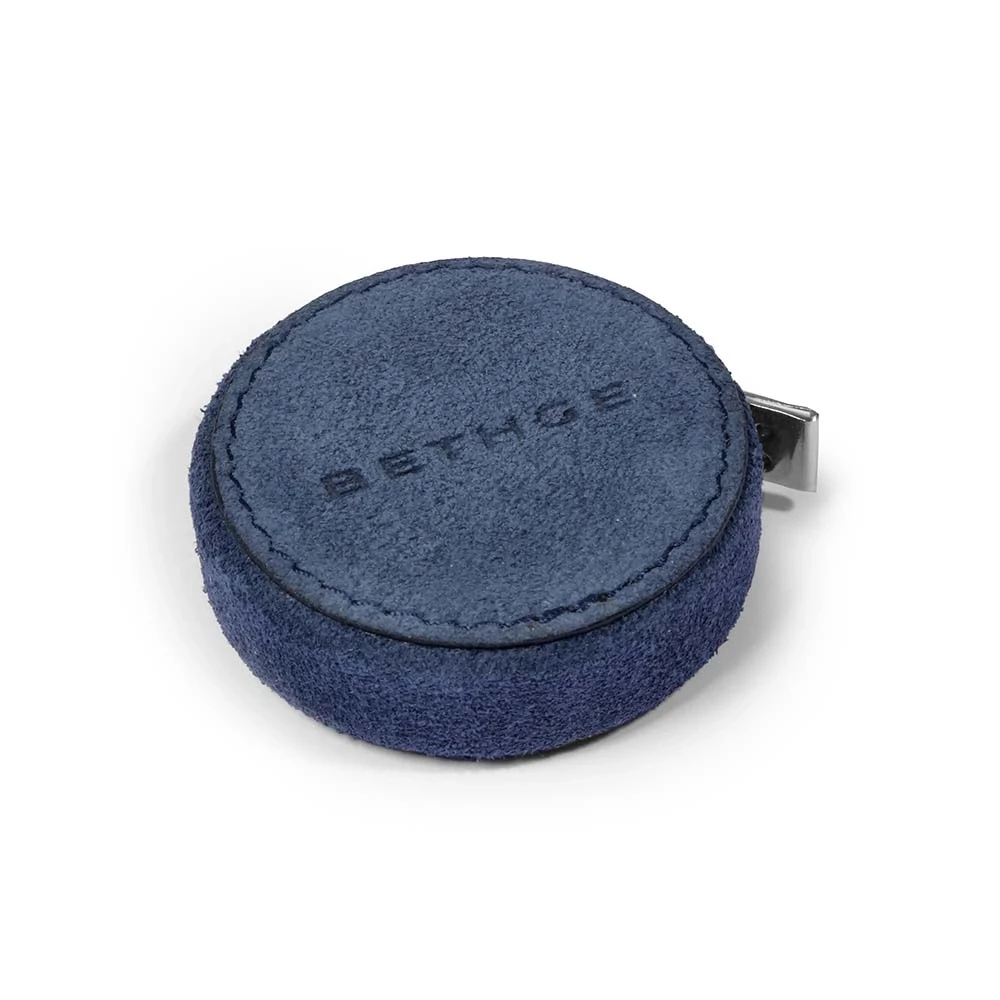 Maßband 150 cm Wildleder Royalblau