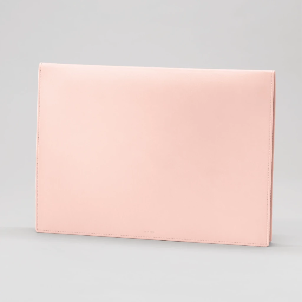 Treuleben Dokumentenmappe Envelope Leder Rosa