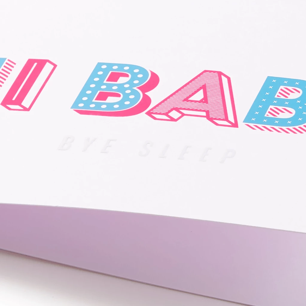 Grußkarte "Hi Baby"