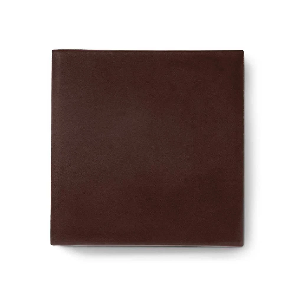 LEGENDÄR Etui quadratisch "ETWEE Square" Leder Dunkelbraun