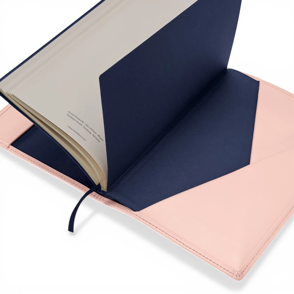 Treuleben Journal Jacket Leder Rosa