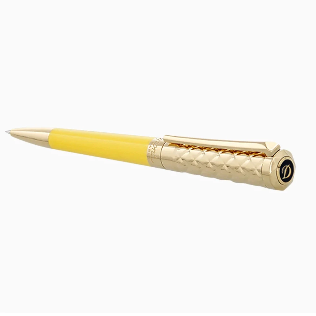 S.T. Dupont Kugelschreiber Liberté gelb/gold