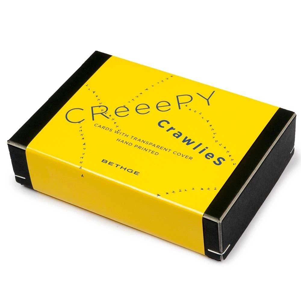 Grußkarten-Set Creepy Crawlies mit 8 Klappkarten