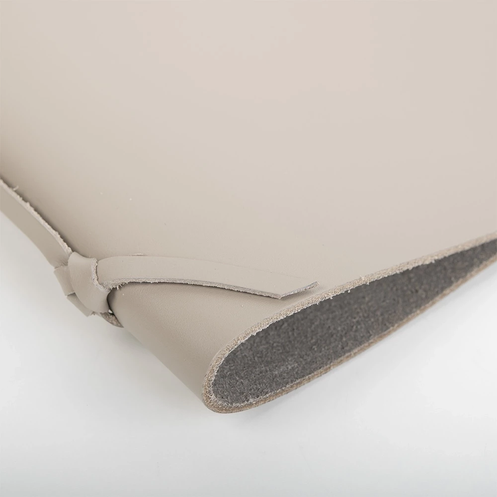 Kleine Präsentationsmappe Sottomano Leder Taupe