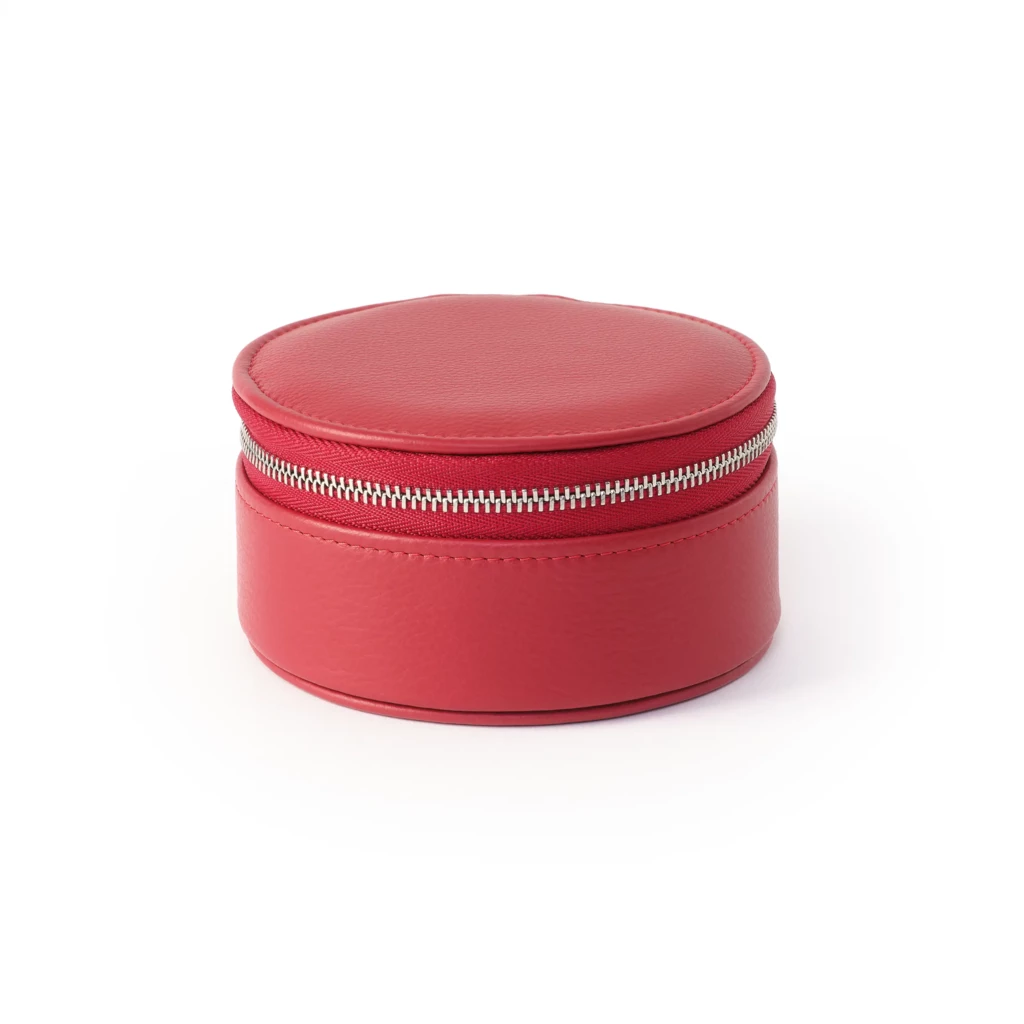 Schmucketui Leder Rot