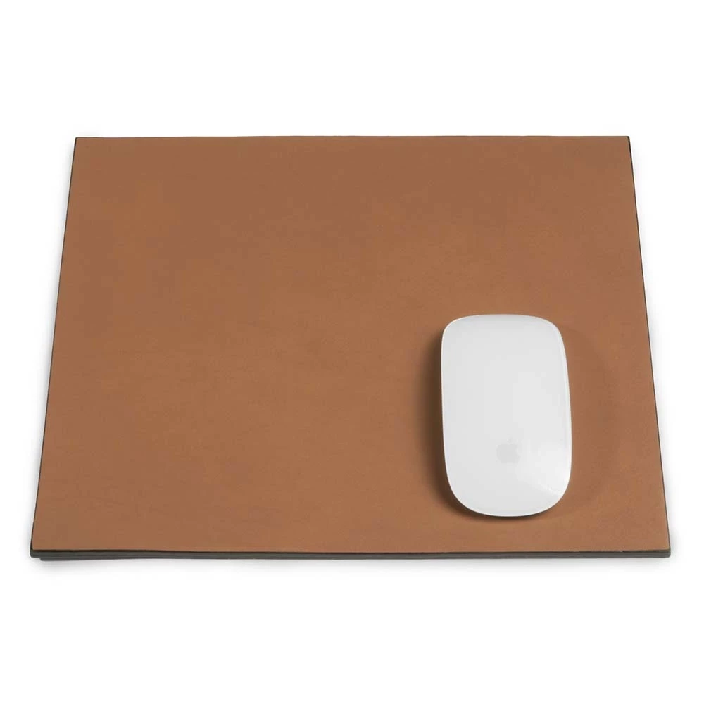 Mauspad Leder Sand