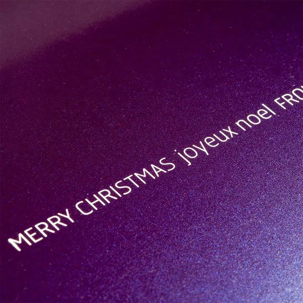 Weihnachtskarte Frohe Weihnachten Internationaler Text