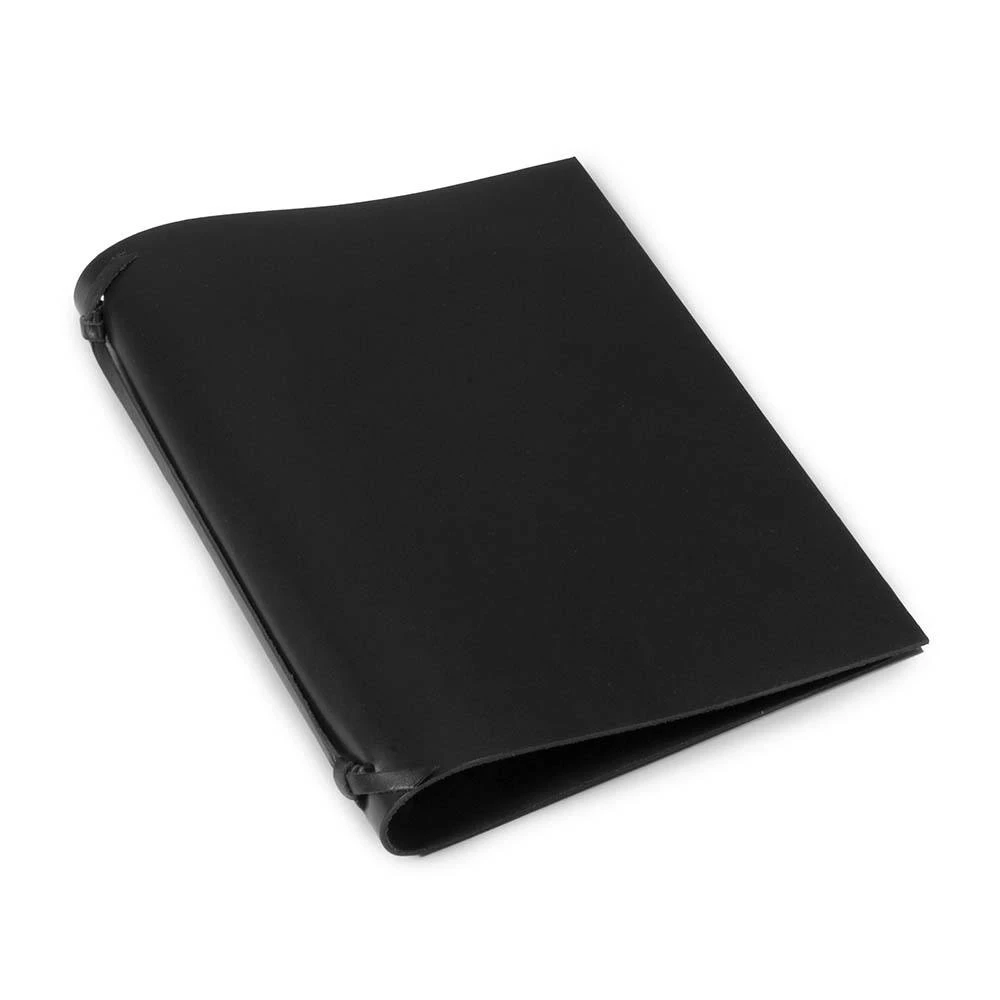 Ringbuch A5 4 Ringe Leder Schwarz