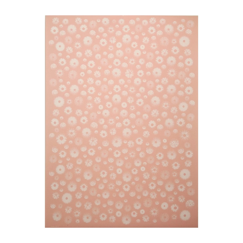 Geschenkpapier Seeigel 3er-Set Rosa