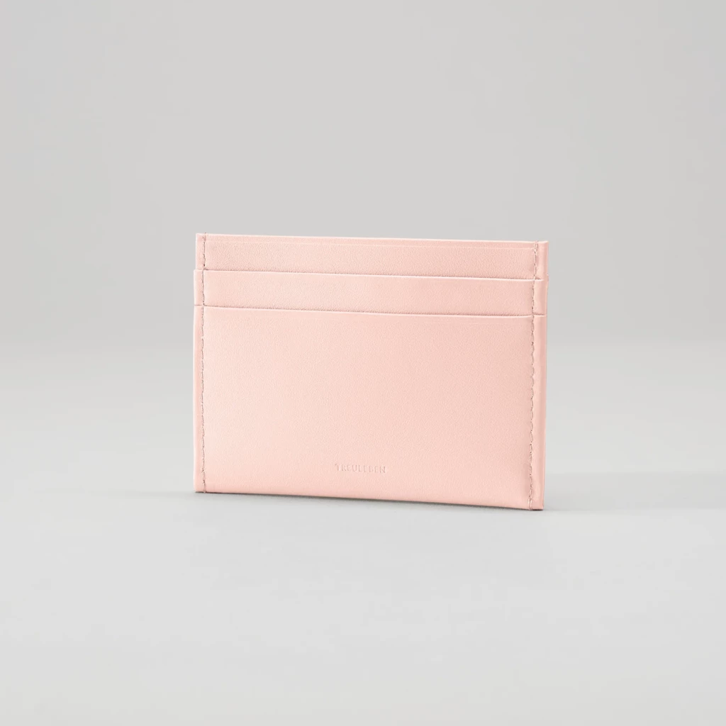 Treuleben Kreditkartenetui Leder Rosa