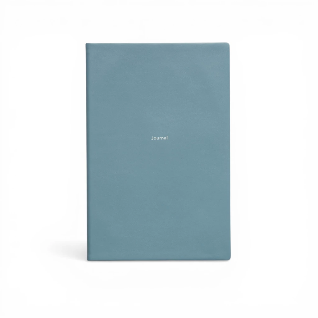 Notizbuch M Gepunktet Taubenblau