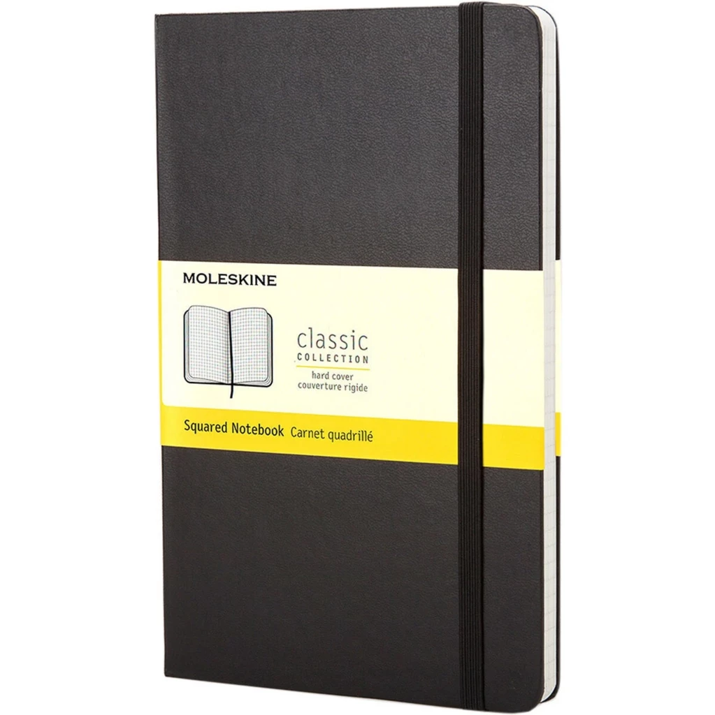 Moleskine Notizbuch Klassik A6 schwarz kariert