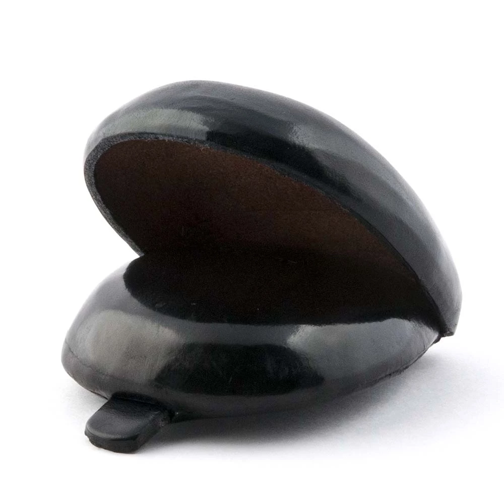 Geldbörse Horseshoe Leder Schwarz