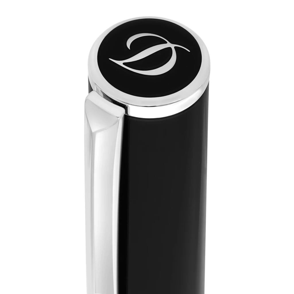 S.T. Dupont Füllfederhalter D-Inital Schwarz/Chrom