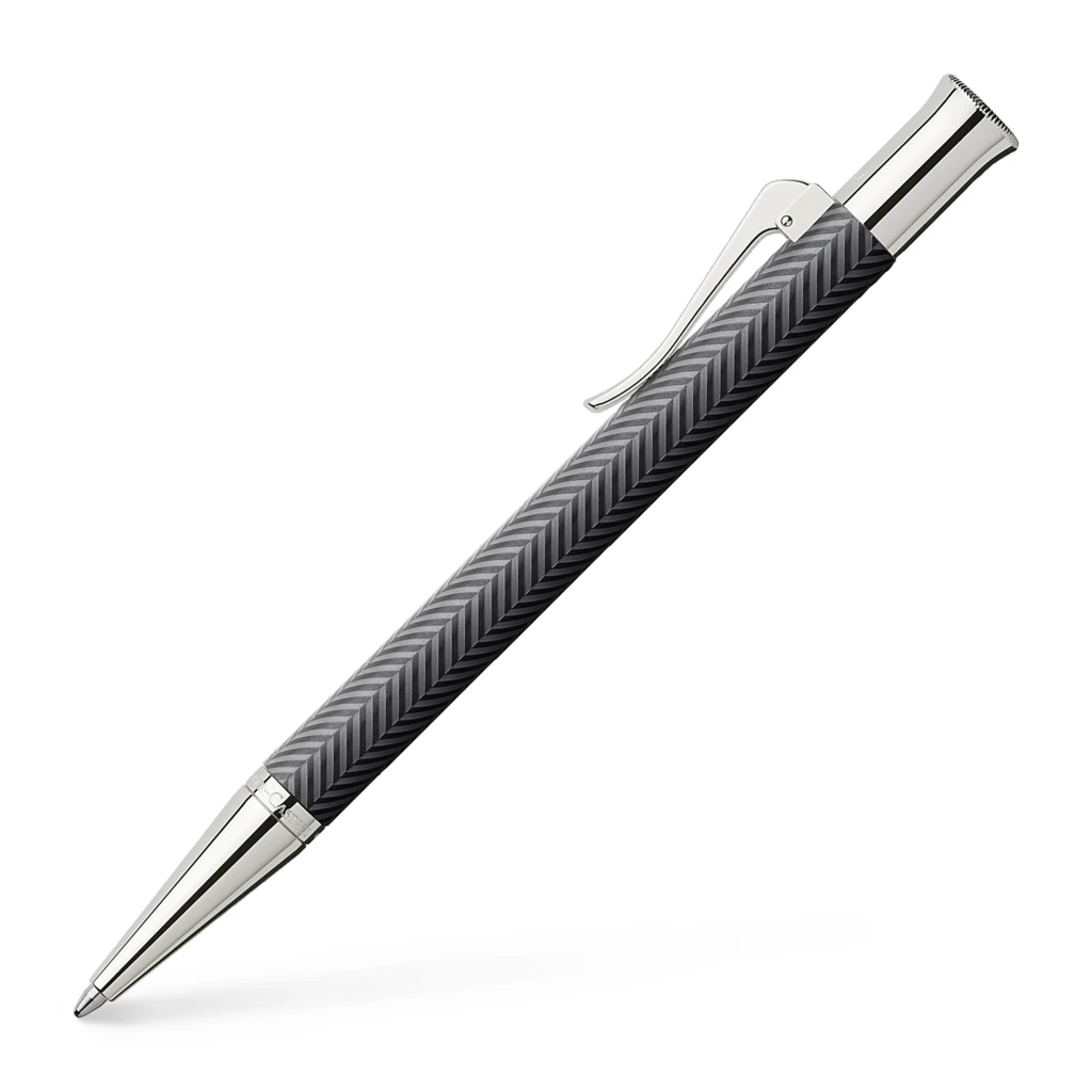 Graf von Faber-Castell Kugelschreiber Guilloche Ciselé Anthrazit