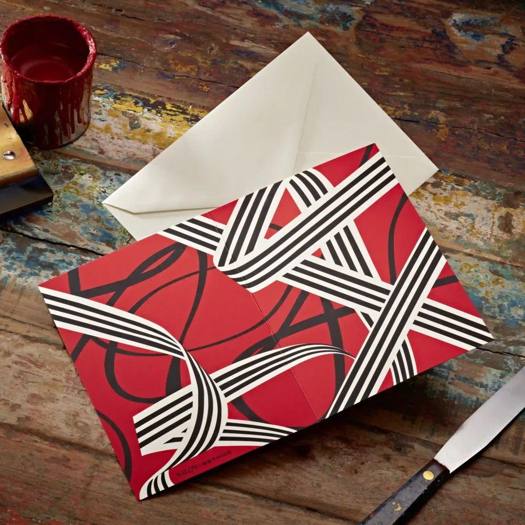 SALON x Bethge Grußkarte Ribbon, A5