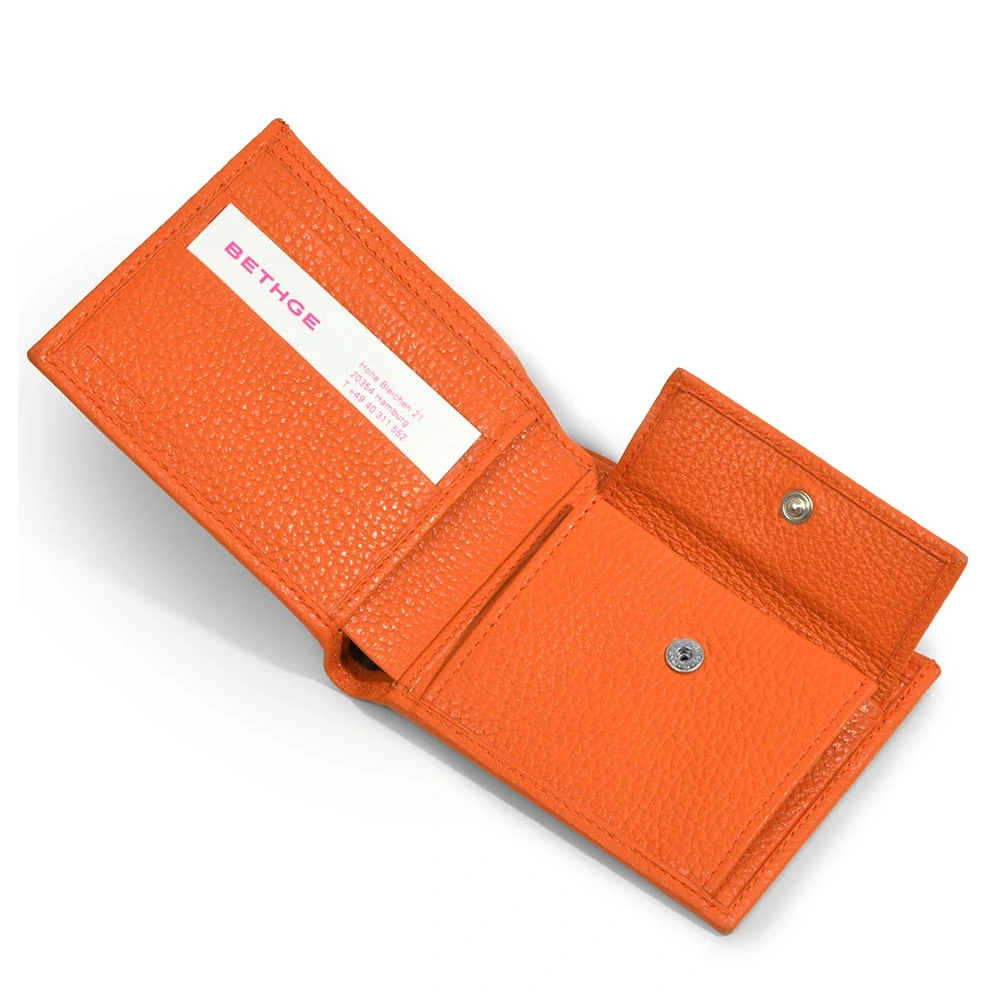 Portemonnaie mit Münzfach Aldri Leder Orange