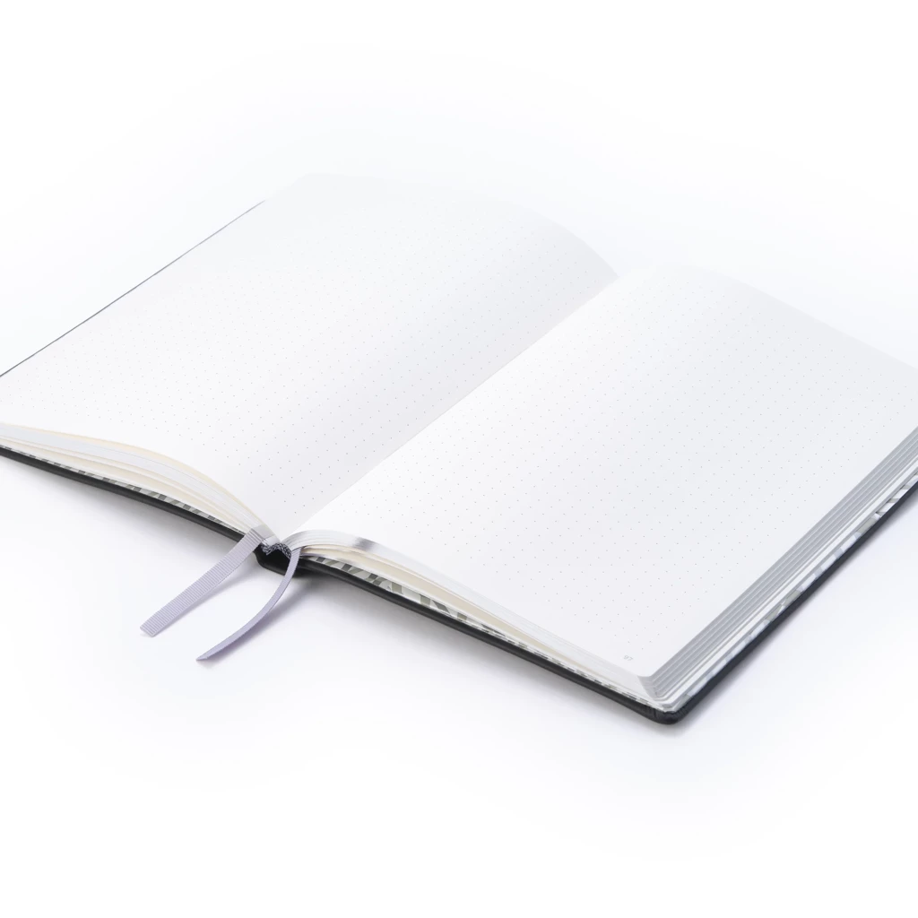 Notizbuch A5 gepunktet Leder Orange