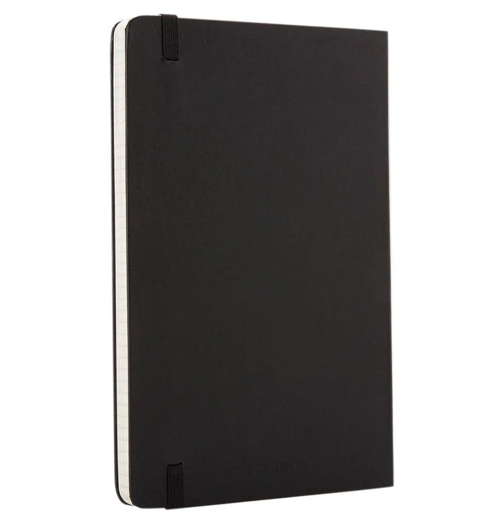 Moleskine Notizbuch Klassik A6 schwarz kariert