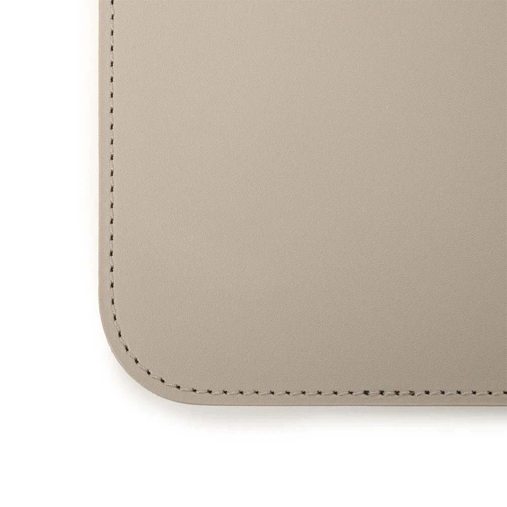 Schreibtischunterlage Leder Taupe
