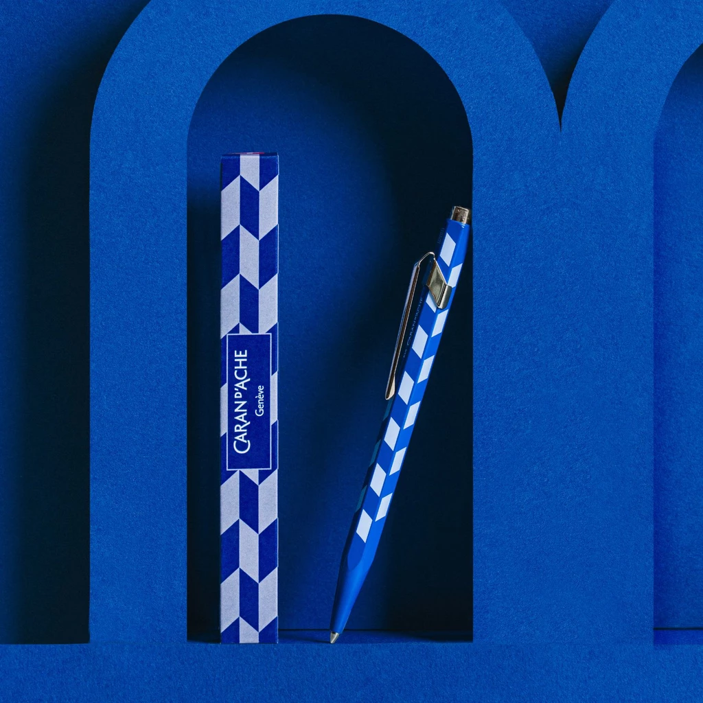 kugelschreiber_-_caran_dache_849_mosaic_2 Kugelschreiber - Blau - Caran d'Ache 849 Mosaic