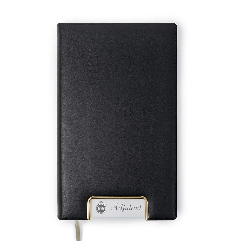 TeBe Adjutant Tageskalender 2026 TeBeskin onyx-schwarz