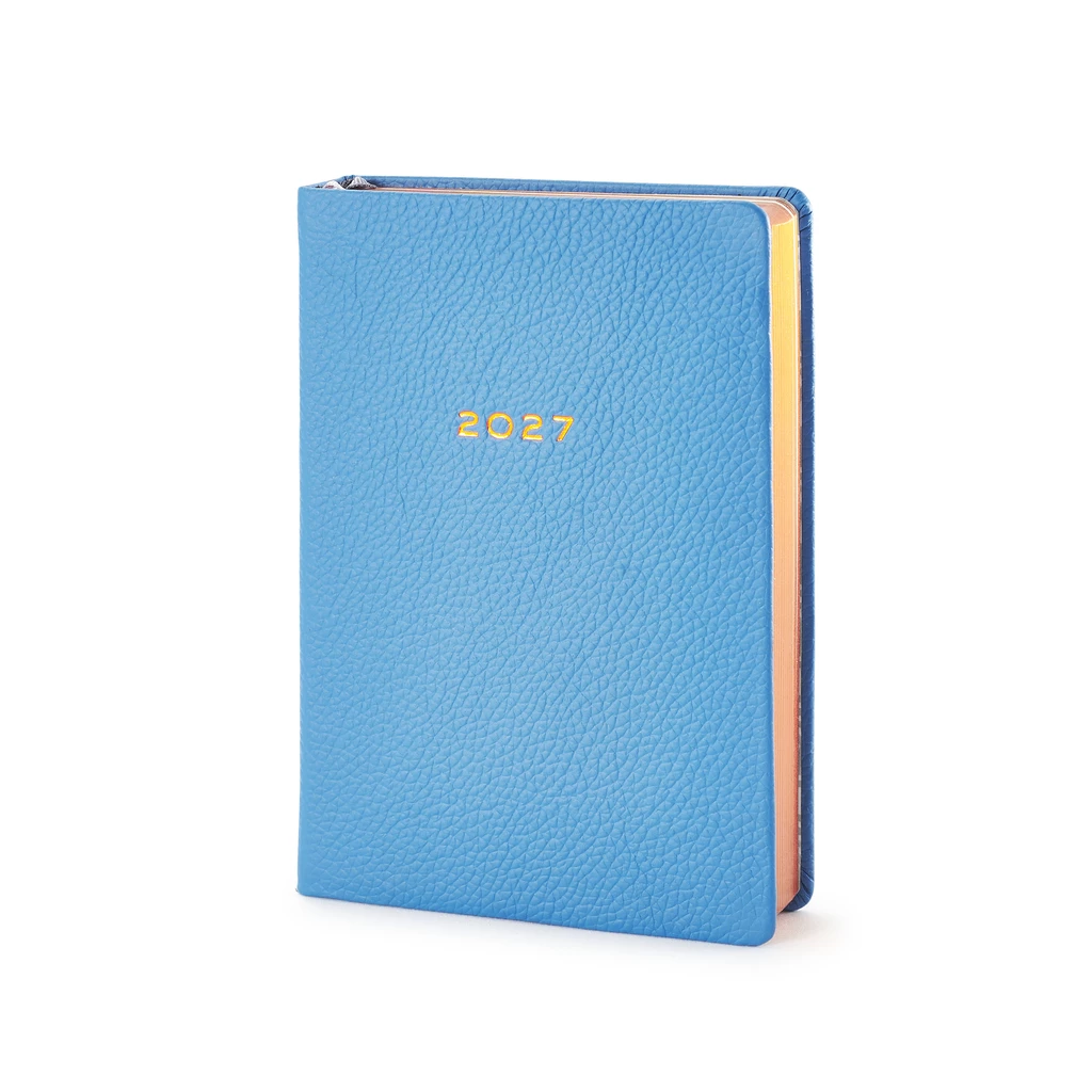 Taschentageskalender 2027 1 Tag 1 Seite Racing Blue