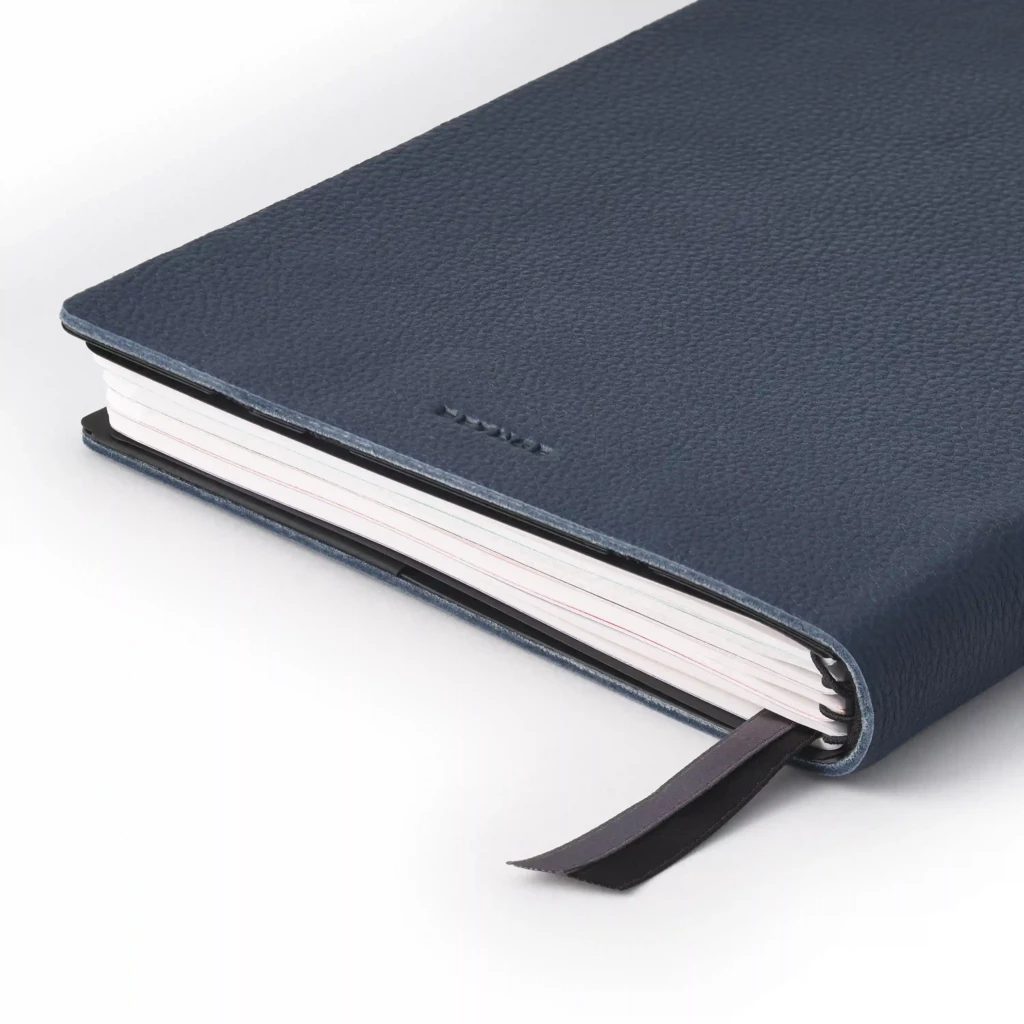 Whitebook ML Lederhülle Calf Soft Navy