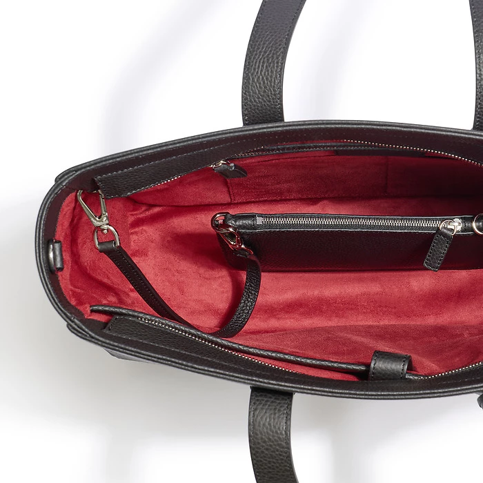 Business Shopper Leder Schwarz