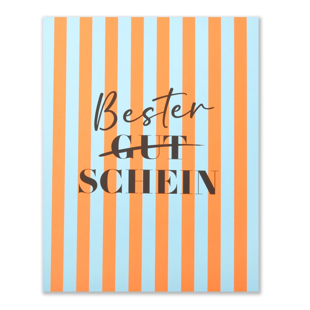 Gutscheinkarte Bester Schein A4