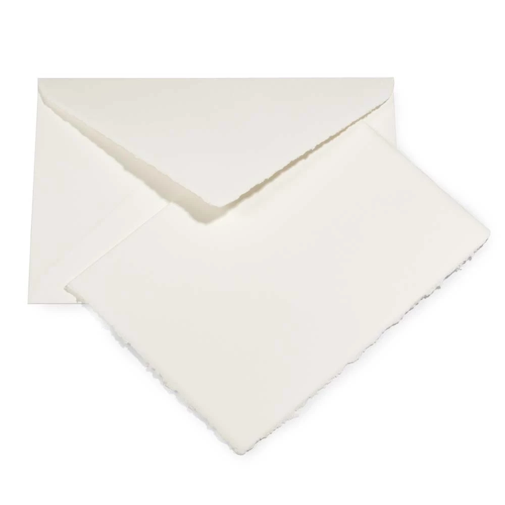 Klappkarten Set A5 mit Umschlag C5 Büttenpapier