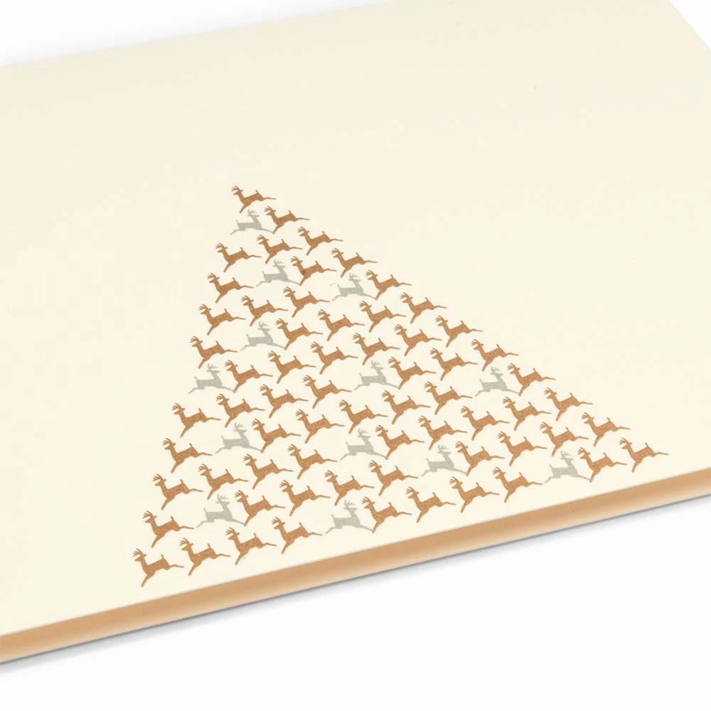 Weihnachtskarte Bocksprung