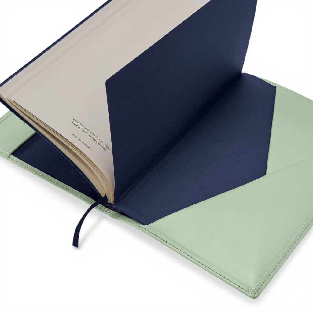 Treuleben Journal Jacket Leder Mintgrün