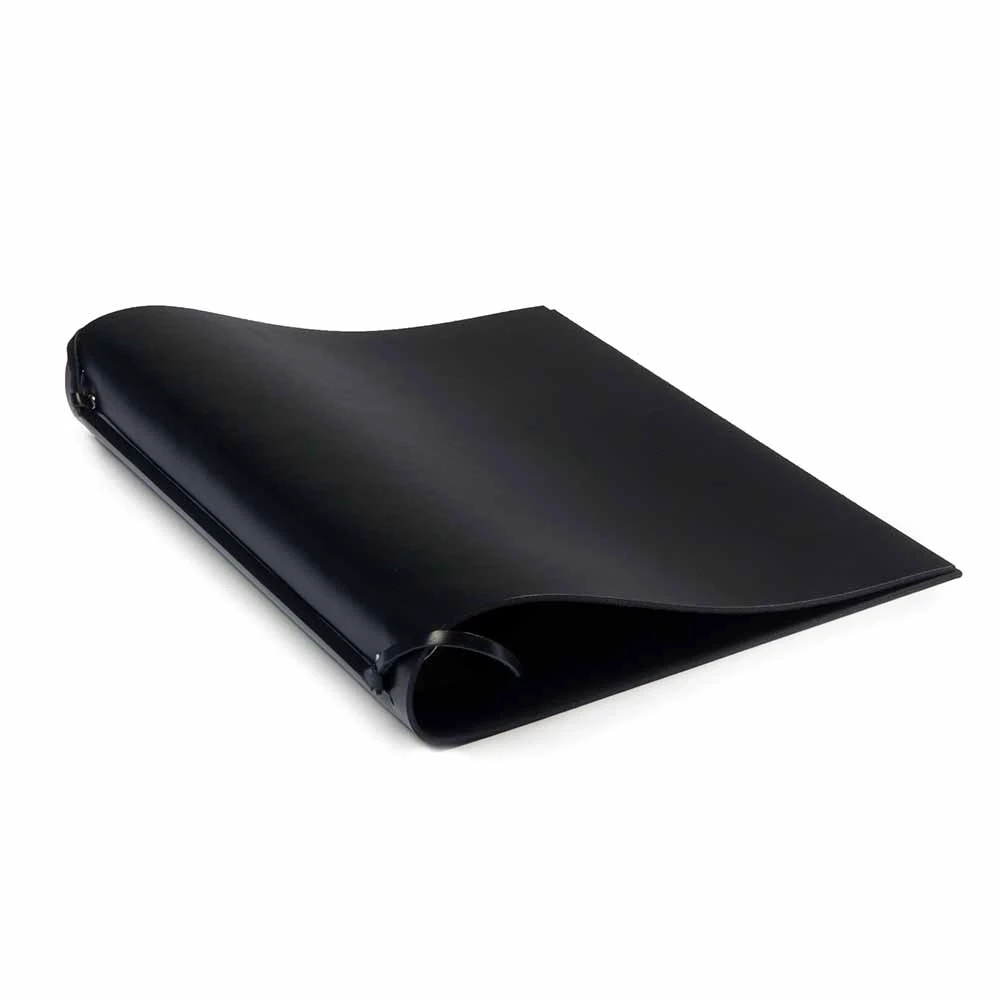 Ringbuch A4 4 Ringe Leder Schwarz