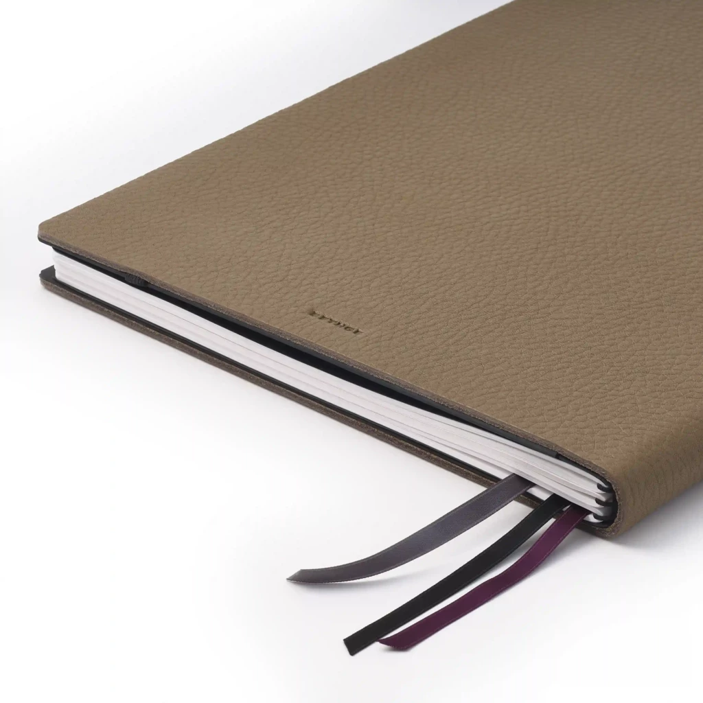 Whitebook XLX Lederhülle Calf Soft Taupe