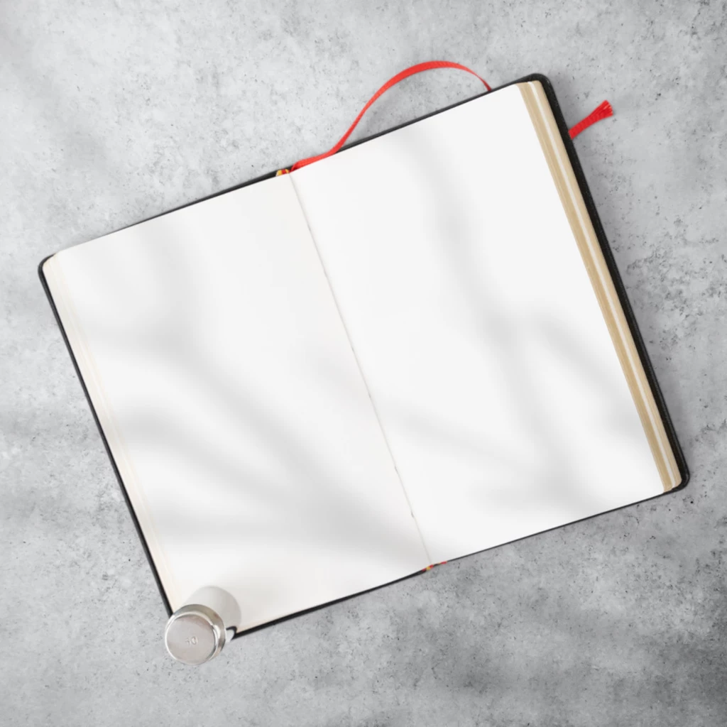 Notizbuch Ausgabe D blanko, Rindvollleder Verona onyx-schwarz